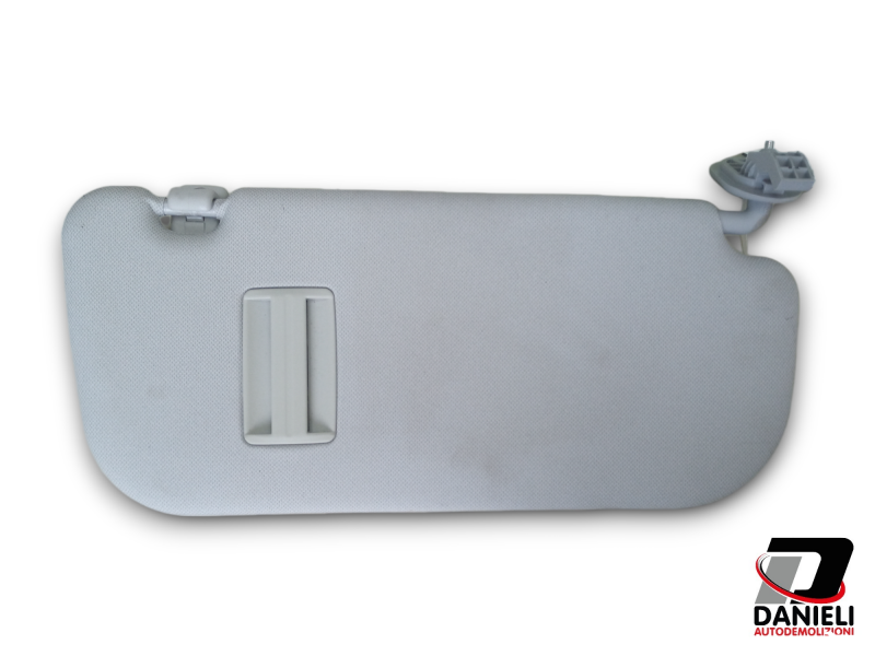 Parasole Auto Lato Guida Sinistro Per Modelli 2014-2019 - Ricambio In PVC Con Specchietto - Protezione Solare Grigia - 2